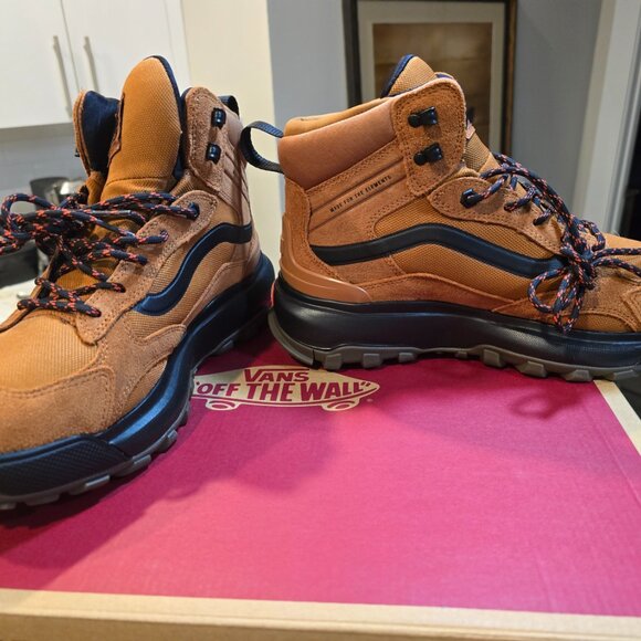 Vans MTE Crestline Waterproof Glazed Ginger Mens Size 10 Boots HIKING SHOE NEW - Picture 4 of 9